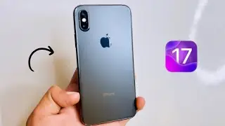 How to install iOS 17 in iPhone X🎉