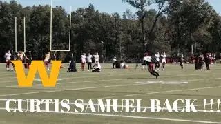 Washington’s WR Curtis Samuel Is BACK From IR | WR Kelvin Harmon Is Back on The Practice Squad
