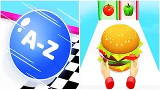 AZ Run (iOS) Vs Run Burger Run - Stack Burger (Android)