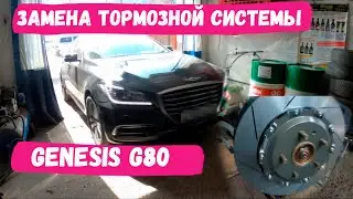 Замена передних тормозов Genesis G80