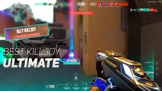 Best Ultimate With KillJoy  | Valorant #shorts#youtubeshorts