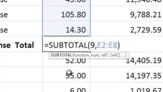 Modifying the Calculations In Excel's Subtotal Feature