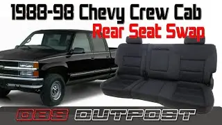 1988-2000 Chevy/ GMC Crew Cab - 2014-18 Rear Seat Installation OBS Outpost