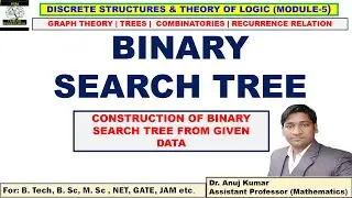 Binary Search Tree | Binary Search Tree in Discrete Structure | Example of Binary Search Tree | BST
