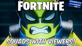 🔴LIVE FORTNITE SQUADS WITH VIEWERS! - CROWN WINS ONLY!! COME JOIN THE SQUAD! #fortnite