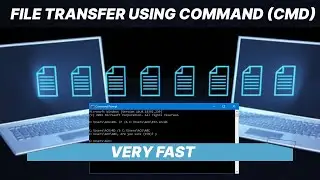 Transfer file through CMD Fastly | Copy file using CMD | Robocopy Command