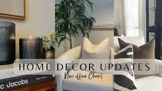 MODERN HOME TOUR & UPDATES| NEW OFFICE CHAIRS GETTING MY HOME OFFICE TOGETHER