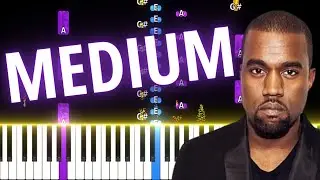 Runaway Kayne West - Piano Tutorial (SHEET MUSIC)