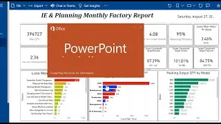Storytelling with Power BI and Power Point presentation