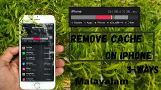 Remove cache on iphone|Clear cache|Delete cache|App cache|Malayalam 