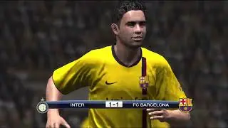 Pes 2009 Barselona İnter Tur maçı  Tur maçı 2 Top player