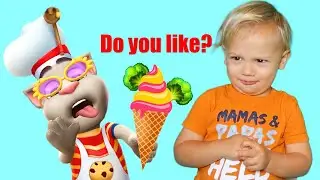 Do You Like Broccoli Ice Cream with MY TALKING TOM 2