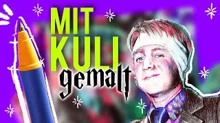 Nur mit KUGELSCHREIBER Zeichnen | Harry Potter Edition ✨