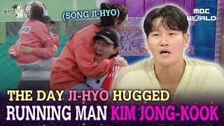 [ENG/JPN] Why Kim Jongkook was baffled when Song Jihyo jumped and hugged him 
