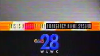EAS Test On UPN 28 WLWC - 5/31/1999