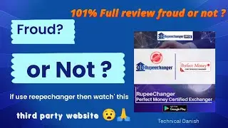 rupeechanger website froud or not ? if you use rupeechanger watch this video full details ❌✅