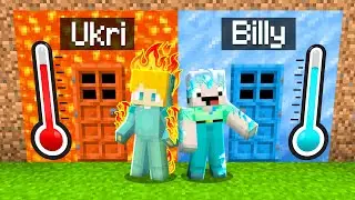 Billy FEUER vs Ukri EIS Tür Survival Challenge in Minecraft!