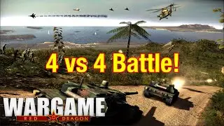 New Player Gets Thrown In The Deep End! - Wargame Red Dragon Multiplayer (4 vs 4)