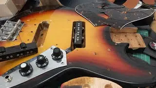 Greco (Gneco) Jazz Bass. 1974г. Ремонт. 1 серия.