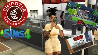 Come to chipotle with me | The Sims 4 Dine out