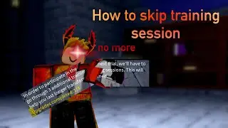 How to skip training session in Blox Fruit