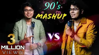 Hit Songs Of 90's Bollywood Mashup | RAHUL DUTTA Ft. Crostec | SING OFF vs. MYSELF | 90's Medley
