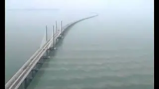 Nice top view of Penang Second Bridge
