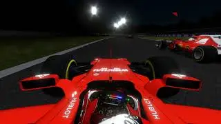 Assetto Corsa F1 Night Race with Track Lights
