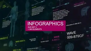 Infographic HUD set 3