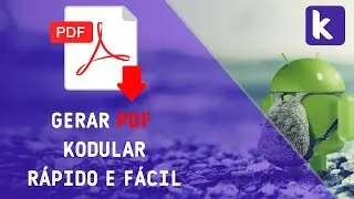 Gerar PDF Super Fácil  Kodular App Inventor Niotron
