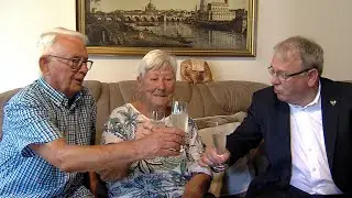Eiserne Hochzeit des Ehepaars Sinde