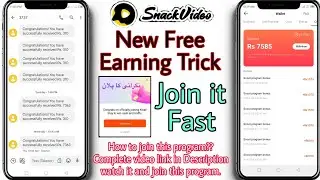 Snack video 7000 Rupees withdrawal Proof in easypaisa|Snack video new earning Trick|Scout Program