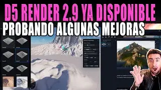 D5 RENDER 2.9 🔴 YA ESTÁ DISPONIBLE Y PROBÉ ALGUNAS NOVEDADES