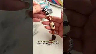 Шоколадный браслет #украшения #творчество #полимернаяглина
