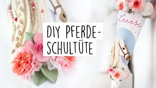 Pferde-Schultüte basteln
