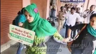 VIDEO SHOWING A WOMEN TRYING TO CELEBRATE BLODLESS EID AND ENDED THIS WAY