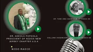 NIDOA New Jersey interview VIP guest Dr. Popola