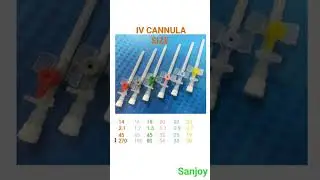 IV CANNULA SIZE #ivcannula #jelko #medical #Eduhelphand