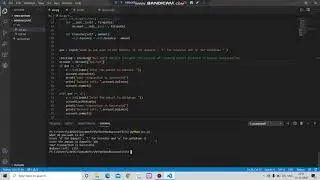 Banking system using python | Python to AI ML and Data Science| Code with Lakshit#86