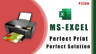 Perfect Printing Setup in Excel || Perfect Print || Microsoft Excel Printing Setup || By Hari Sir