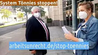 System Tönnies stoppen! aktion ./. arbeitsunrecht trifft Karl-Josef Laumann | Folge 1