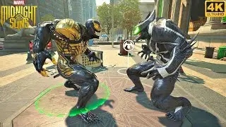 Venom vs Fallen Venom - Marvel's Midnight Suns 4K 60FPS)