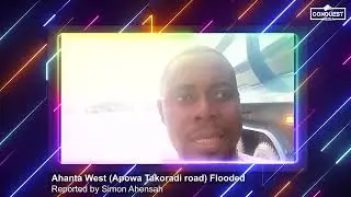 Ahanta West Flooded (Apowa Takoradi Road) in the Western Region of Ghana