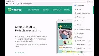 Use WhatsApp Web on other Phone