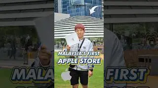Grand opening of the FIRST & ONLY Apple Store in Malaysia 🇲🇾 #Apple #AppleStore #Malaysia #TRX