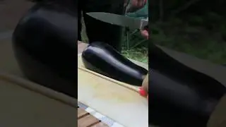 лайфхак как тонко нарезать баклажан? "Food и Еда"