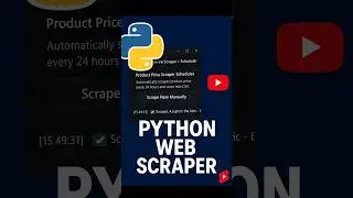 🚀 Python Web Scraper + Auto Scheduler GUI 🔥 | Scrape Any Website & Save Data 📊 | Must-Try Python 