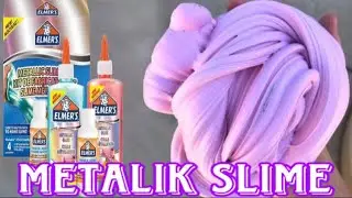 METALİK SLİME CHALLANGE #challenge #slime #miyna