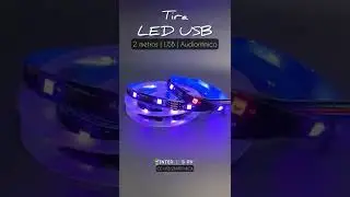 Tira LED USB 5v 2m 5050 AUDIORITMICA RGB GE-USB/2M/RITMICA