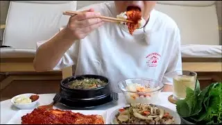 뚝불 & 소불고기 & 대전선화동실비김치 먹방 | Ttukbul & Beef Bulgogi & Very Spicy Kimchi